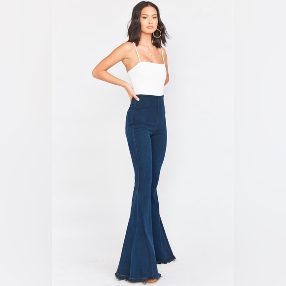 Show Me Your MuMu Berkeley Bells in Thunder - XS Regular Length - Picture 2 of 4